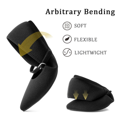 Soesyi Pointed Toe Flats Knit Ballet Flat Shoes for Women Comfortable with Adjustable Strap,Washable Dressy Casual Flats for Work Office